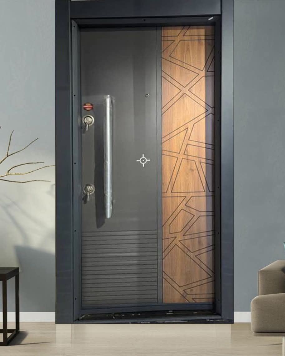 Modern Geometric Design Door