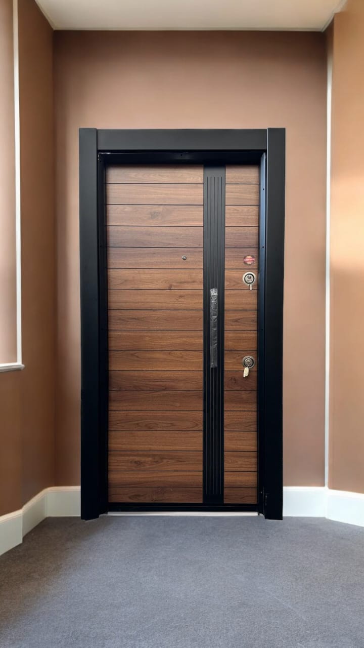 Horizontal Slat Design Door