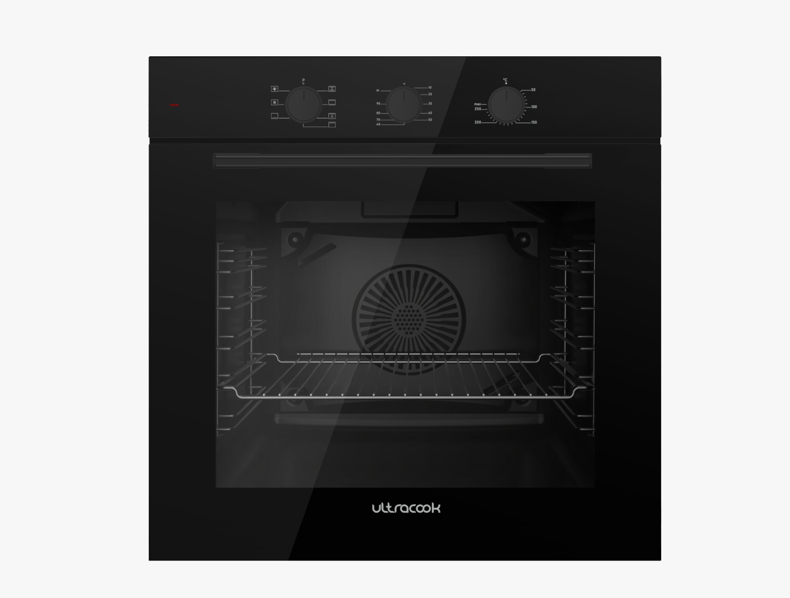 Built-in Oven - Black with Digital Controls