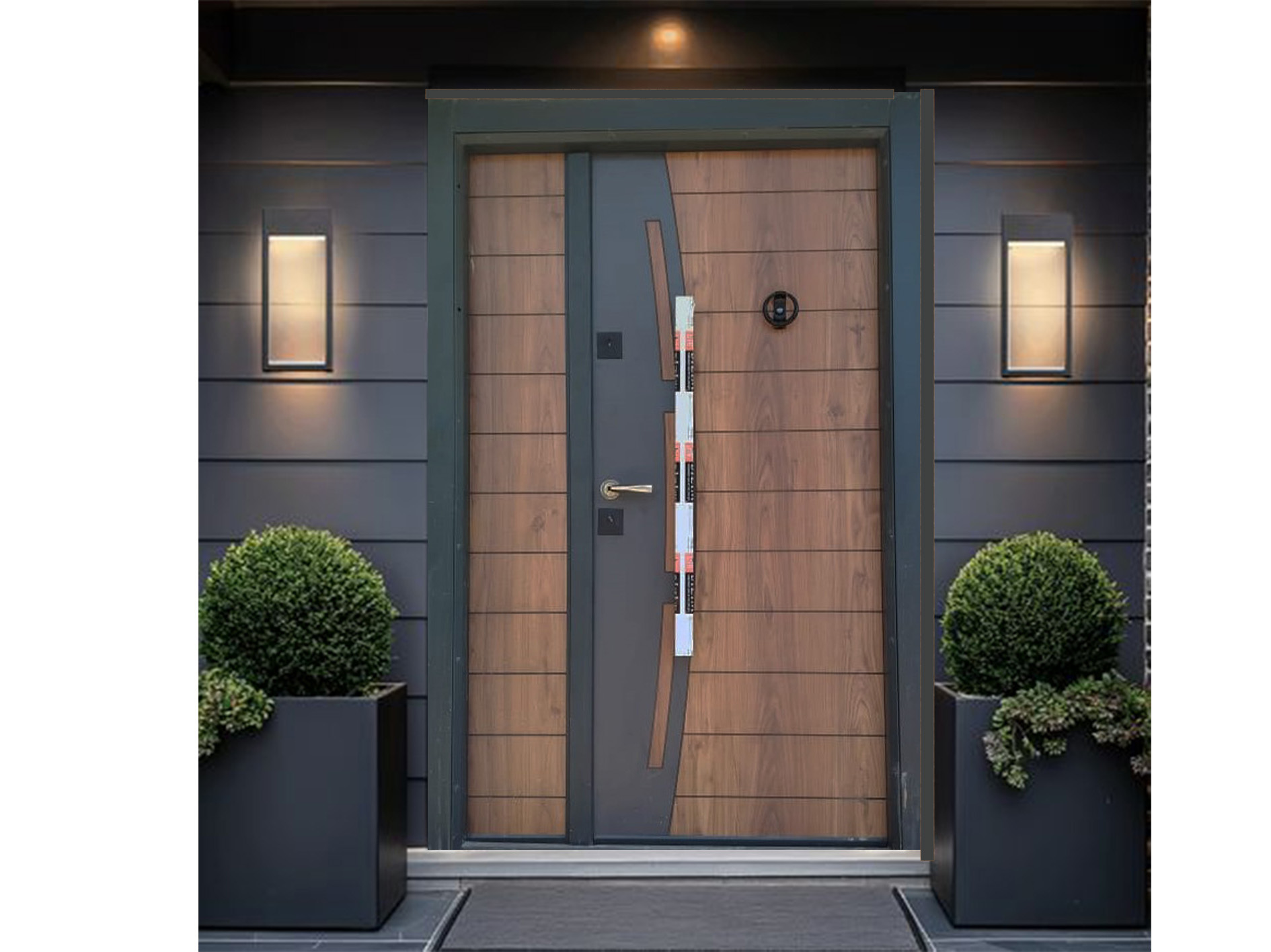 N0 4 - Double Door Wood & Metal